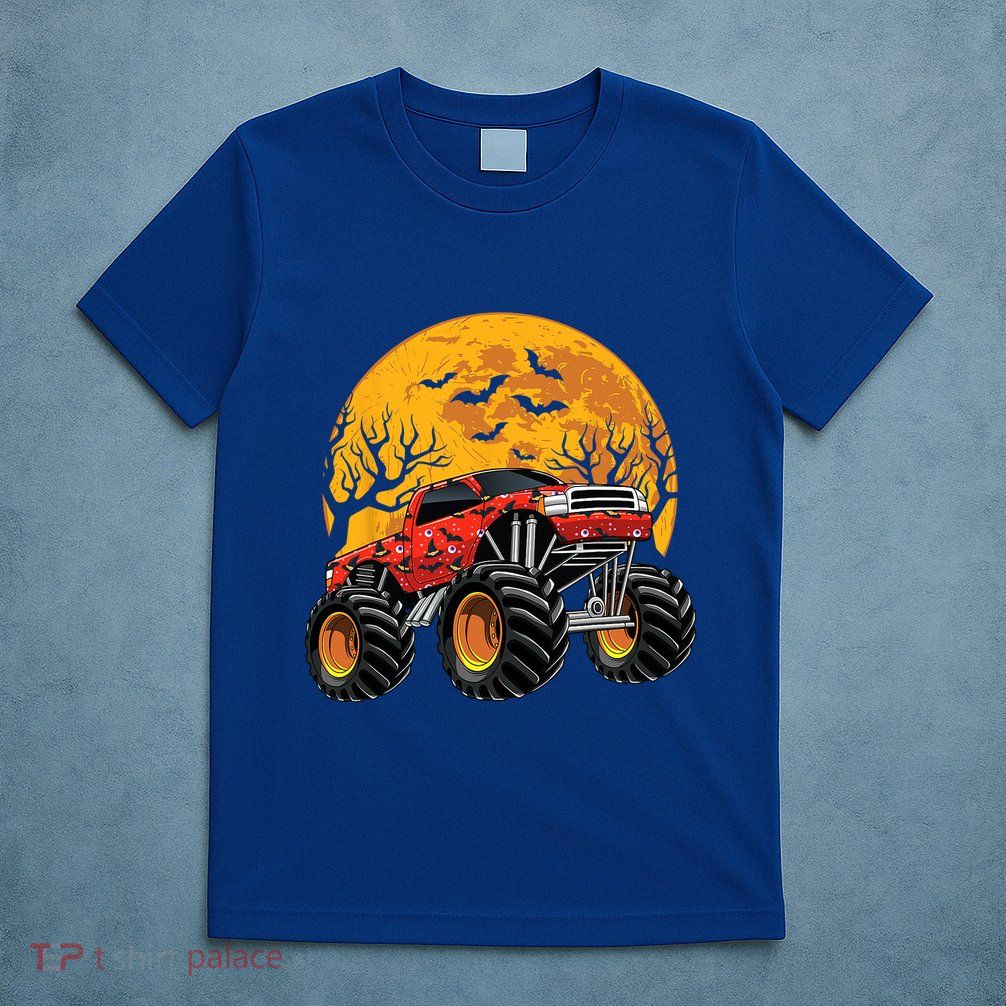 Halloween Costume Spooky Monster Truck Gift T-Shirt