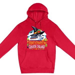 Halloween Cruise Squad Happy Halloween Spooky Pumpkin Cruise Premium Pullover Hoodie