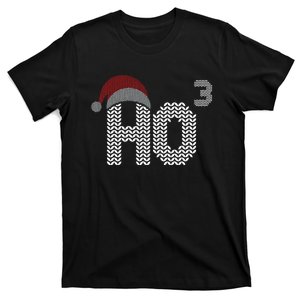 Ho Cubed Shirt Funny Christmas Math Teacher Gift Ho Ho Ho  T-Shirt