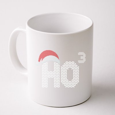 Ho Cubed Shirt Funny Christmas Math Teacher Gift Ho Ho Ho  Coffee Mug