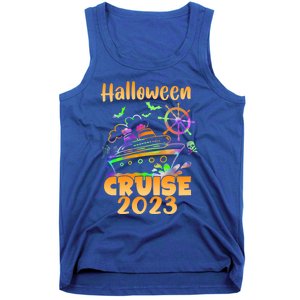 Halloween Cruise Squad Cruising Crew Spooky Season Family Gift Tank Top