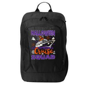 Halloween Cruise Squad Cruising Crew Spooky Season Family Cute Gift City Backpack