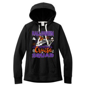 Halloween Cruise Squad Cruising Crew Spooky Season Family Cute Gift Women's Fleece Hoodie