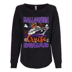 Halloween Cruise Squad Cruising Crew Spooky Season Family Cute Gift Womens California Wash Sweatshirt