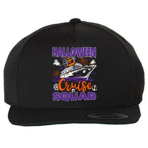 Halloween Cruise Squad Cruising Crew Spooky Season Family Cute Gift Wool Snapback Cap