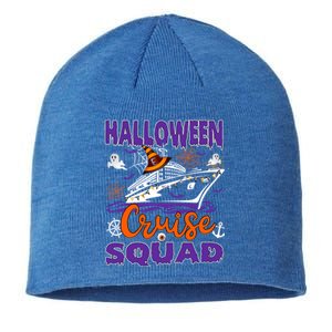 Halloween Cruise Squad Cruising Crew Spooky Season Family Cute Gift Sustainable Beanie