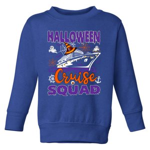 Halloween Cruise Squad Cruising Crew Spooky Season Family Cute Gift Toddler Sweatshirt