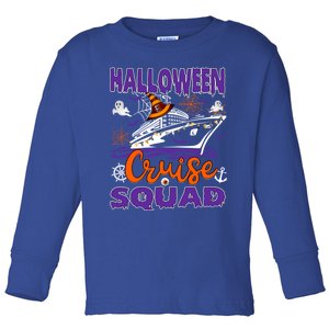 Halloween Cruise Squad Cruising Crew Spooky Season Family Cute Gift Toddler Long Sleeve Shirt