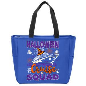 Halloween Cruise Squad Cruising Crew Spooky Season Family Cute Gift Zip Tote Bag