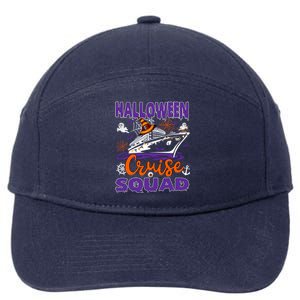 Halloween Cruise Squad Cruising Crew Spooky Season Family Cute Gift 7-Panel Snapback Hat