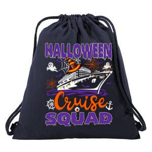 Halloween Cruise Squad Cruising Crew Spooky Season Family Cute Gift Drawstring Bag