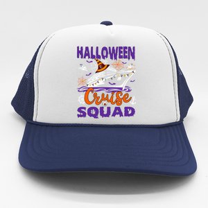 Halloween Cruise Squad Cruising Crew Spooky Season Family Cute Gift Trucker Hat