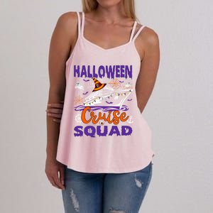 Halloween Cruise Squad Cruising Crew Spooky Season Family Cute Gift Women's Strappy Tank