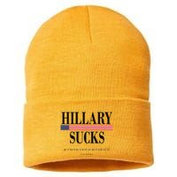 Hillary Clinton Sucks But Monica Is Way Better At It Sustainable Knit Beanie