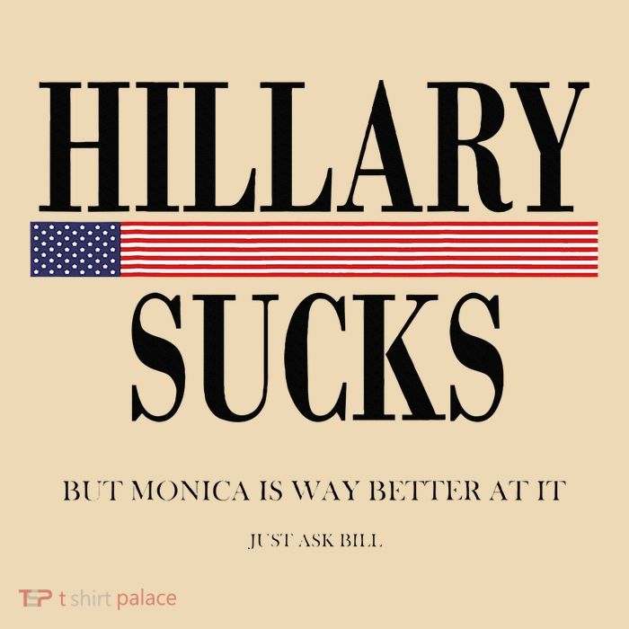 Hillary Clinton Sucks But Monica Is Way Better At It Bag