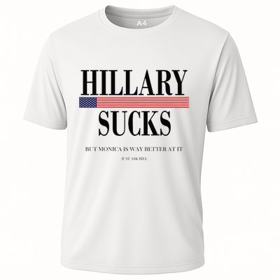 Hillary Clinton Sucks But Monica Is Way Better At It Performance Shirt