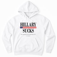 Hillary Clinton Sucks But Monica Is Way Better At It Hoodie