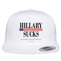Hillary Clinton Sucks But Monica Is Way Better At It Flatbill Hat