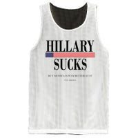 Hillary Clinton Sucks But Monica Is Way Better At It Mesh Reversible Basketball Jersey Tank