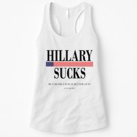 Hillary Clinton Sucks But Monica Is Way Better At It Womens Tank Top