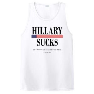 Hillary Clinton Sucks But Monica Is Way Better At It PosiCharge Competitor Tank