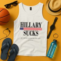 Hillary Clinton Sucks But Monica Is Way Better At It Tank Top