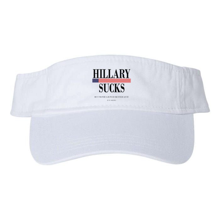 Hillary Clinton Sucks But Monica Is Way Better At It Visor