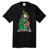 Halloween Christmas Skeleton Sorta Merry Scary Xmas Tree Tank Top Tall T-Shirt