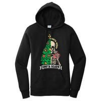 Halloween Christmas Skeleton Sorta Merry Scary Xmas Tree Tank Top Women's Pullover Hoodie