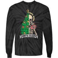 Halloween Christmas Skeleton Sorta Merry Scary Xmas Tree Tank Top Tie-Dye Long Sleeve Shirt