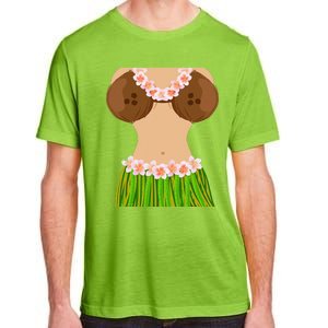 Hawaiian Coconut Shell Bra Funny Halloween Party Adult ChromaSoft Performance T-Shirt