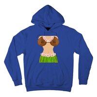 Hawaiian Coconut Shell Bra Funny Halloween Party Hoodie