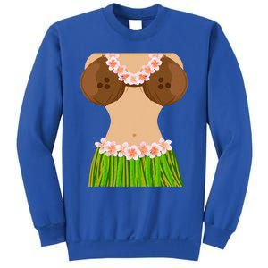 Hawaiian Coconut Shell Bra Funny Halloween Party Sweatshirt