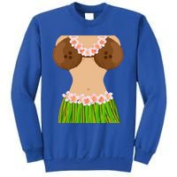 Hawaiian Coconut Shell Bra Funny Halloween Party Sweatshirt