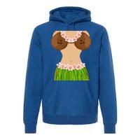 Hawaiian Coconut Shell Bra Funny Halloween Party Premium Hoodie