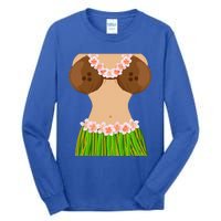 Hawaiian Coconut Shell Bra Funny Halloween Party Tall Long Sleeve T-Shirt