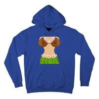 Hawaiian Coconut Shell Bra Funny Halloween Party Tall Hoodie