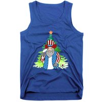 Here Comes Santa Clauspatriotic Kris Kringle Christmas Tree Cool Gift Tank Top