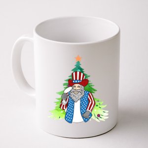 Here Comes Santa Clauspatriotic Kris Kringle Christmas Tree Cool Gift Coffee Mug