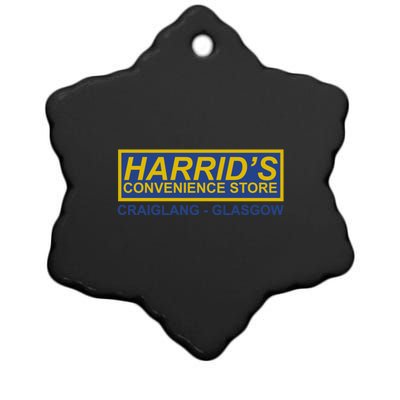 HarridS Convenience Store Craiglang Ceramic Star Ornament