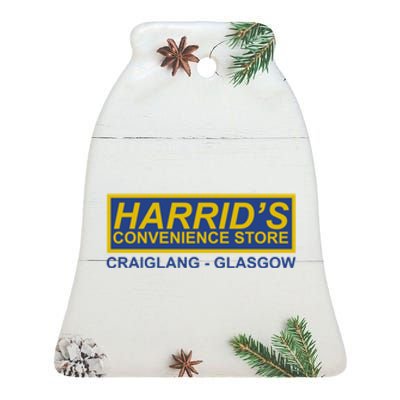 HarridS Convenience Store Craiglang Ceramic Bell Ornament