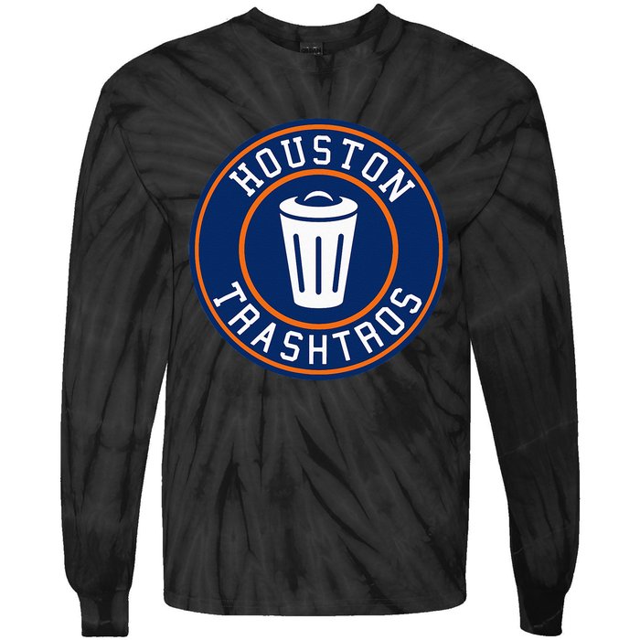 Houston Cheaters Sign Stealing Trashtros Baseball Gift Tie-Dye Long Sleeve Shirt