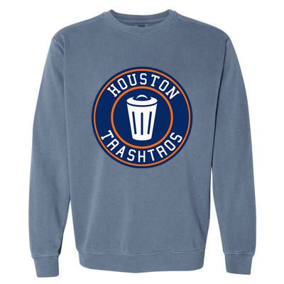 Houston Cheaters Sign Stealing Trashtros Baseball Gift Garment-Dyed Sweatshirt