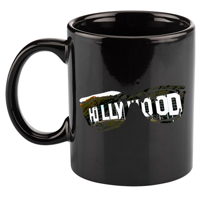 Hollywood California Sign Souvenir 11oz C Handle Ceramic Mug
