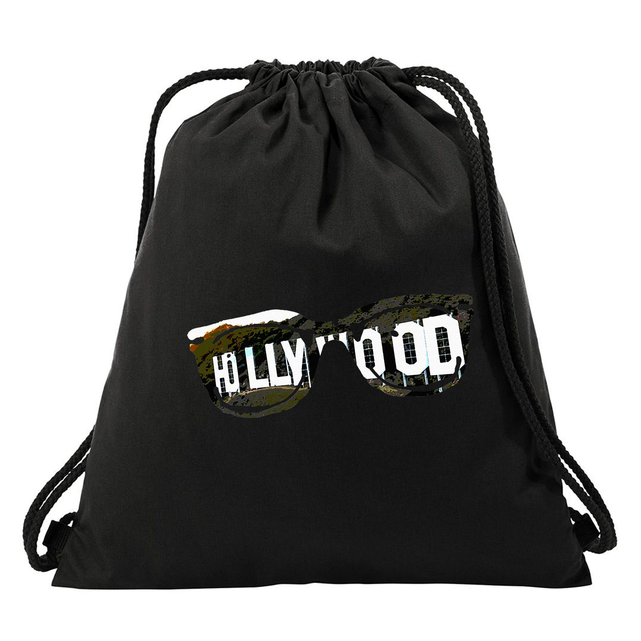 Hollywood California Sign Souvenir Drawstring Bag