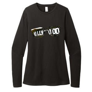 Hollywood California Sign Souvenir Womens CVC Long Sleeve Shirt