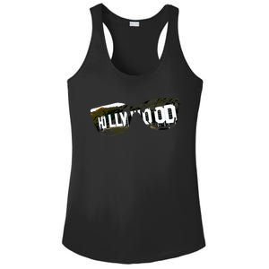 Hollywood California Sign Souvenir Ladies PosiCharge Competitor Racerback Tank