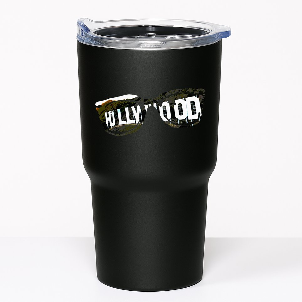Hollywood California Sign Souvenir Tumbler