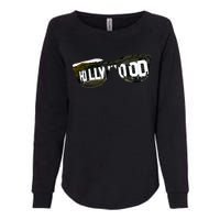 Hollywood California Sign Souvenir Womens California Wash Sweatshirt