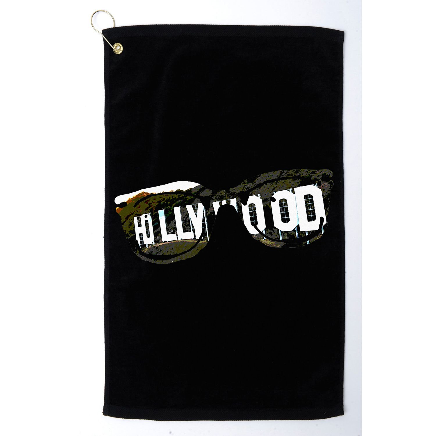Hollywood California Sign Souvenir Golf Towel